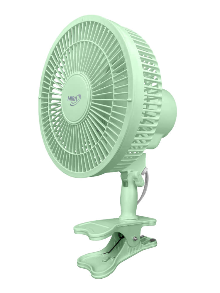 พัดลมตั้งโต๊ะ แบบหนีบ 8 นิ้ว MIRA M-73 MIST GREEN_1